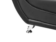Sofa 3 Seater LEIRA Faux Leather Black_1058521