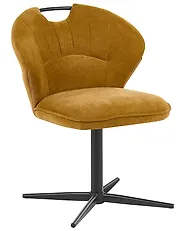 Sett med 2 stoler WORCESTER Chenille Sennepsgul_1164791