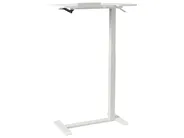 Manuellt justerbart laptopstativ SCHOLA 70 cm 40 cm Vit_1015026