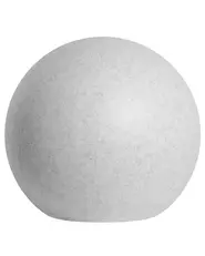 Set of 3 Outdoor LED Ball Lamps DILLONS with Remote Light Grey_1105950