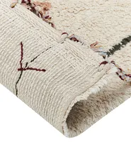 Rug CORUM Beige 160 x 230 cm Cotton_839425