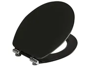 Toilet Seat INIRIDA Soft Close MDF Black_1016453