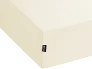 Fitted Sheet JANBU 160 x 200 cm Cotton Yellow_845260