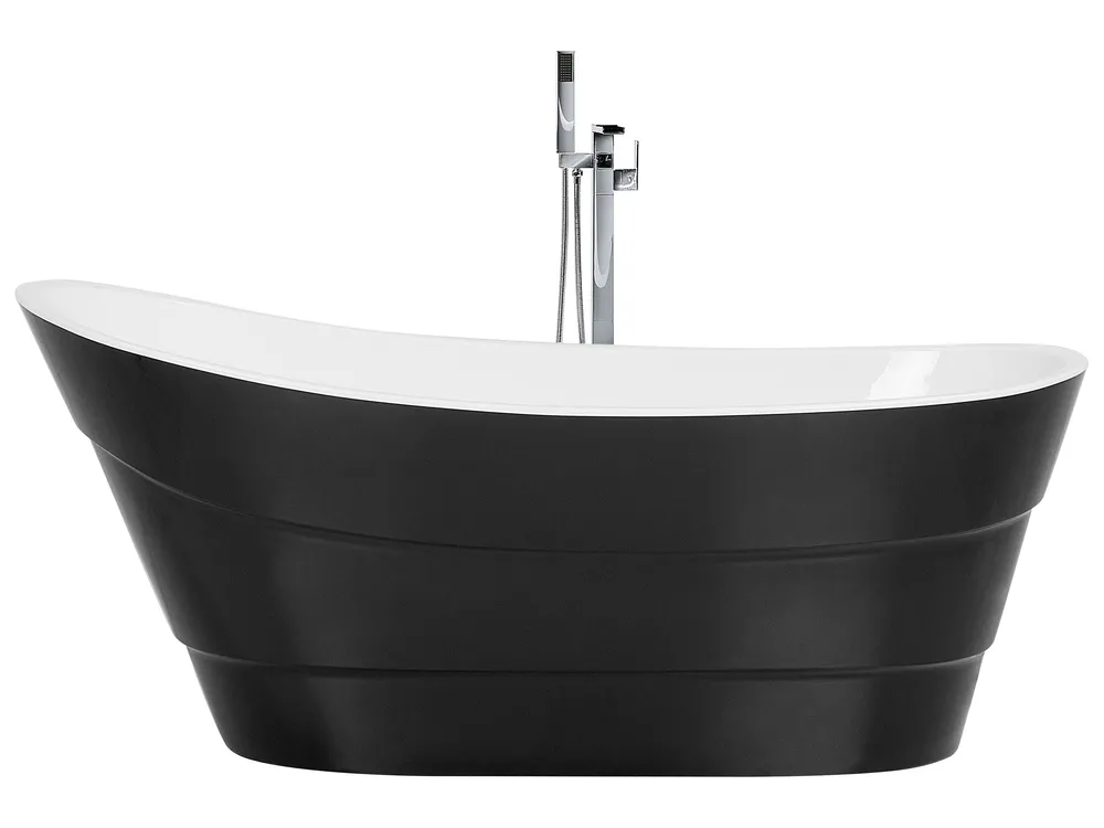 Freestanding Bathtub BUENAVISTA 1700 x 730 mm Black