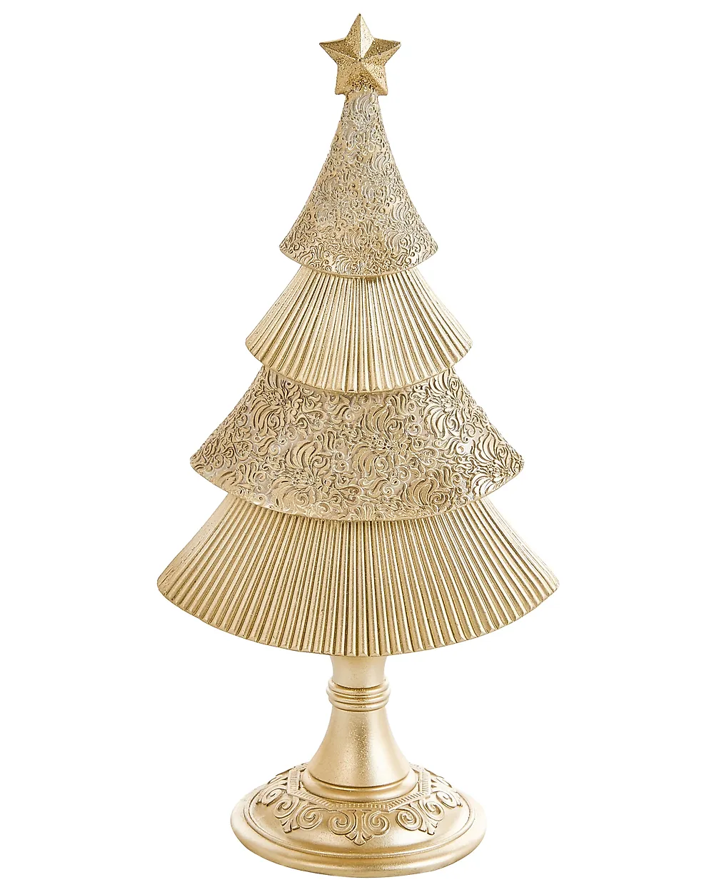 Joulukoristesetti 2 kpl ERVASTI 32/41 cm Joulukuusi Kulta_1175735