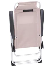 Set of 2 Garden Chairs ASINE Folding Metal Beige_1030650
