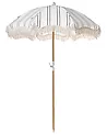 Parasoll 155 cm MONDELLO Hvit/ svart