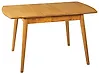 Jatkettava ruokapöytä TOMS Vaaleanruskea 100/130 cm 80 cm