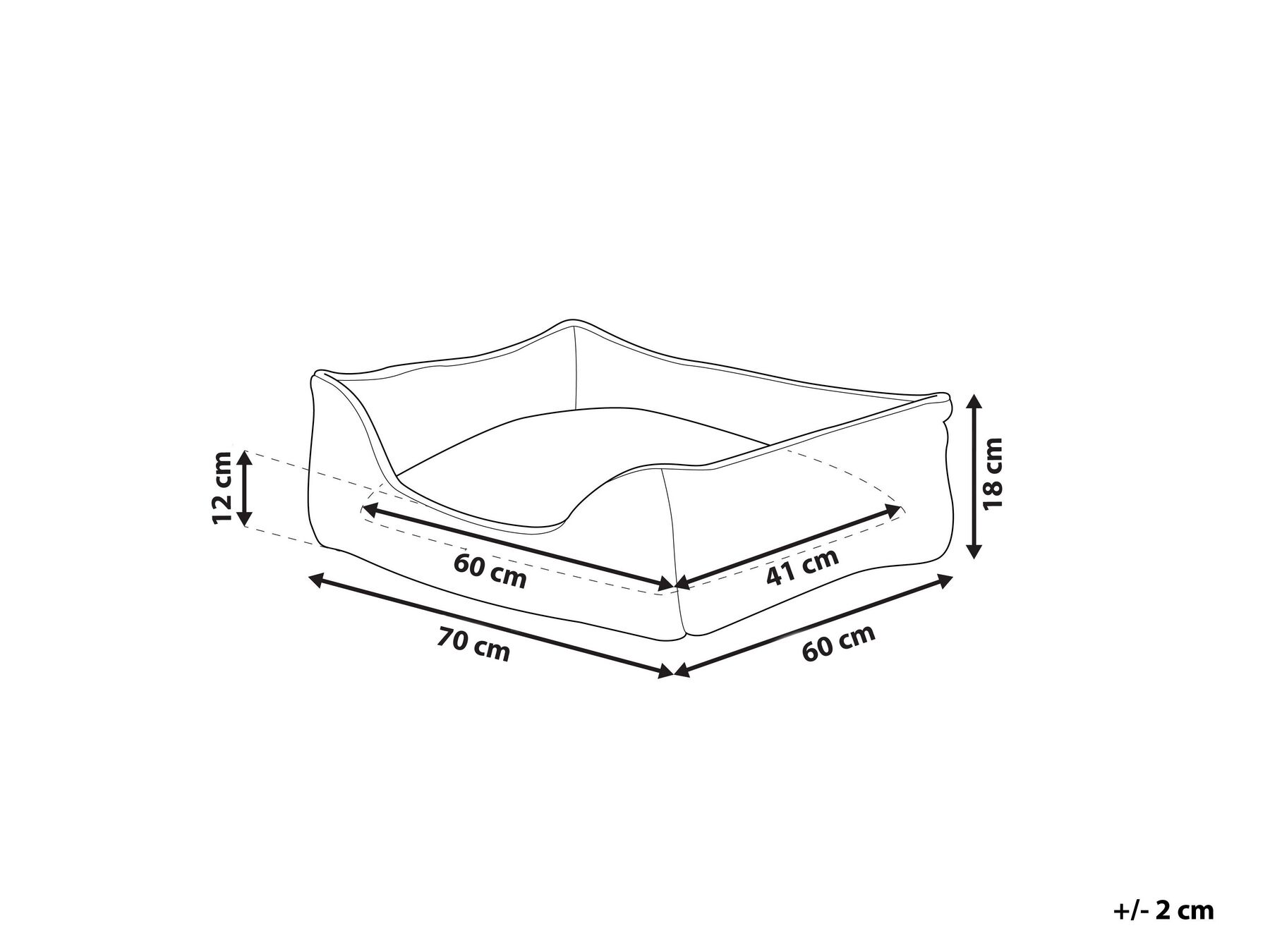 Pet Bed IZMIR Velvet Blue_826635