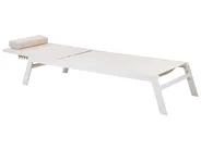 Sun Lounger CATANIA Reclining Metal Beige_884080