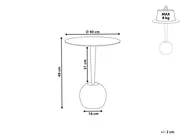 Side Table EUCLA Metal White_854068