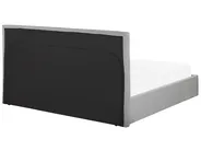 Ottoman Bed LORIENT Fabric Light Grey 140 x 200 cm (EU Double)_827055