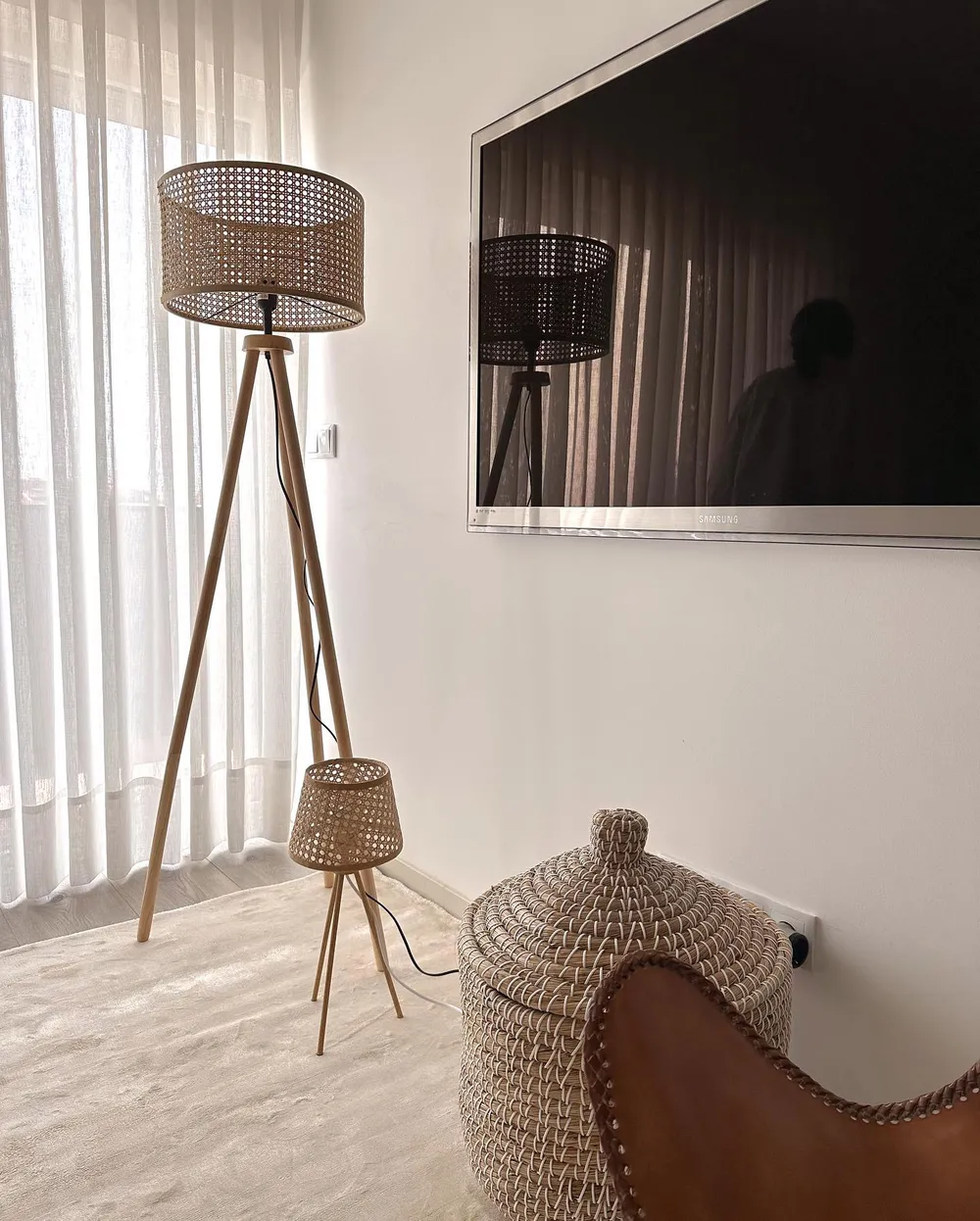 Matta GESI II Ljusbeige 160 x 230 cm Viskos_875939