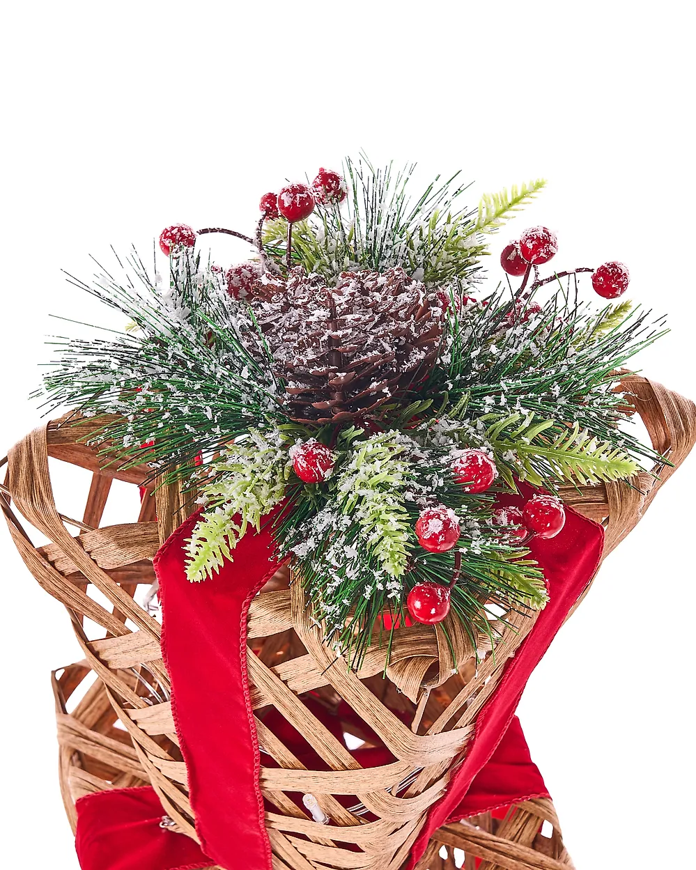 Joulukoriste LED-valo HUMPPILA 87 cm Joululahja Ruskea_1179211