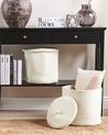 Set of 2 Baskets SILOPI Cotton Off-White