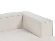 Corner Sofa 3 Seater VERNON Fabric Light Beige Left Hand_887783