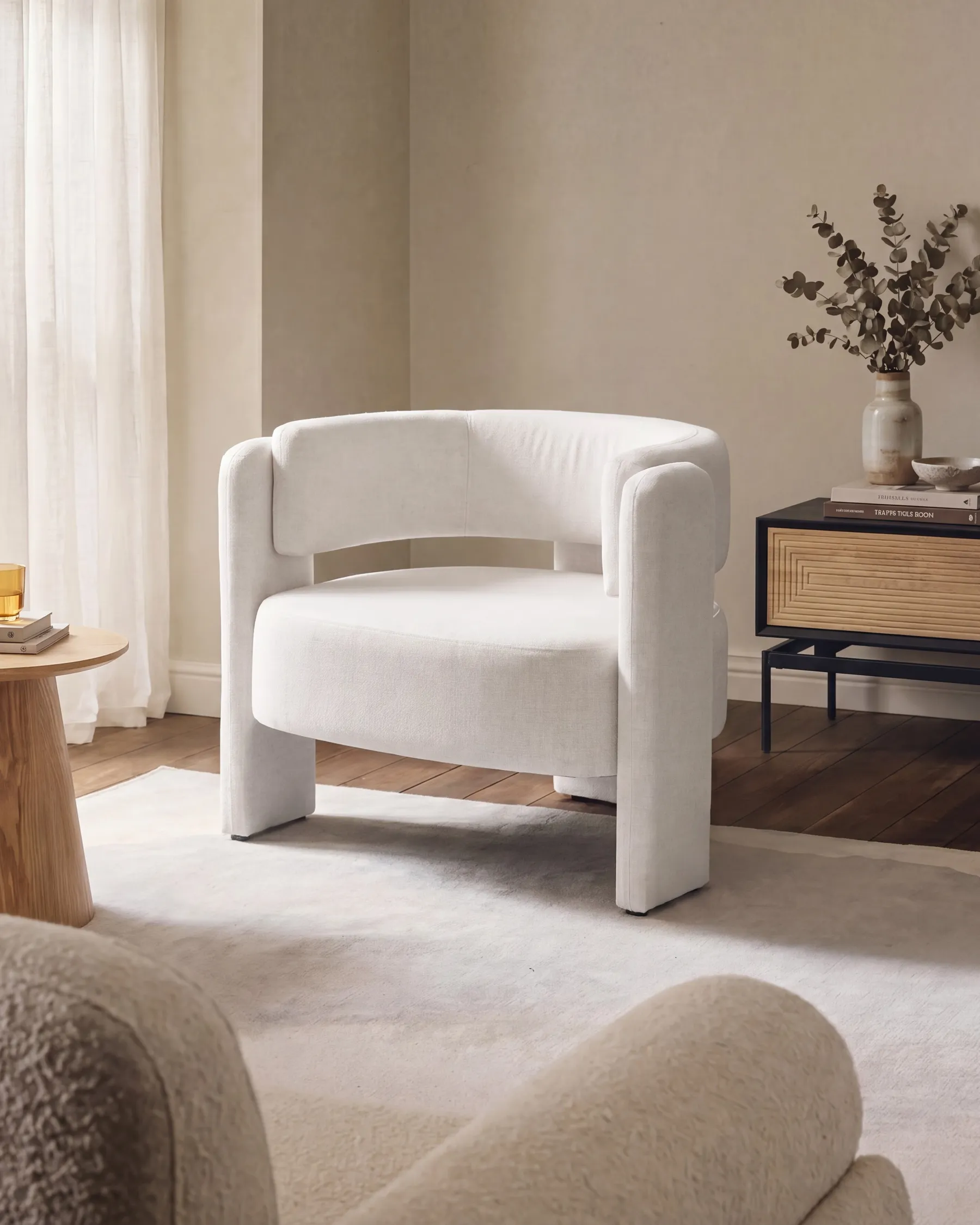 Armchair MAGGEBY Fabric Off-White_1072822