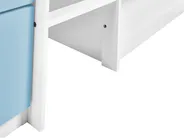 Låg våningssäng Trä SUSVILLE 90 x 200 cm Blå_1038892