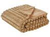Bedspread RAKYA Faux Fur 150 x 200 cm Light Brown