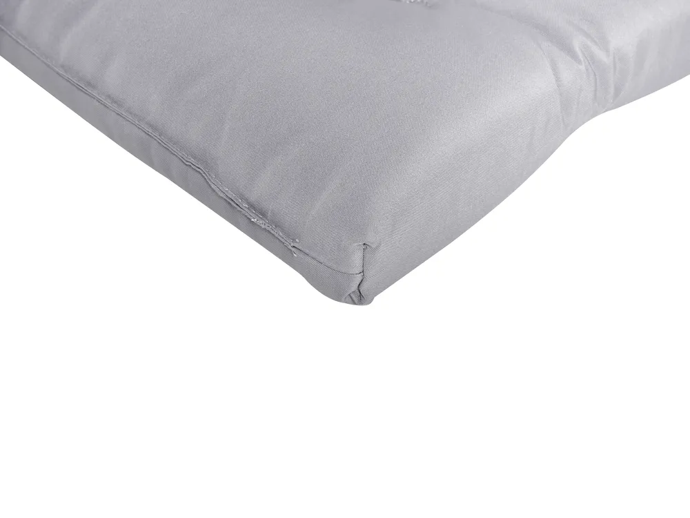 Sun Lounger Pad Cushion CESANA PREMIUM 192 x 56 cm Light Grey_988059