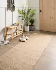 Rug NANDED Light Beige 80 x 300 cm Jute_1039998