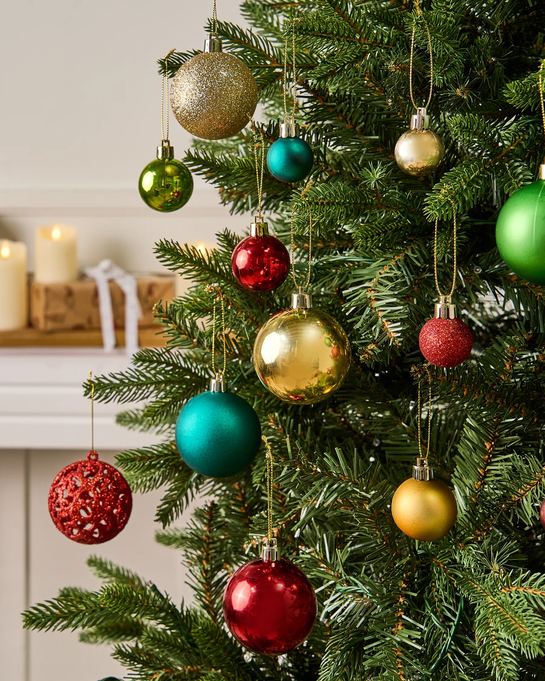 Set of 100 Baubles VANERN Multicolour_1023769