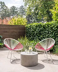 Garden Chair ACAPULCO PE Rattan Fuchsia Pink_1149724