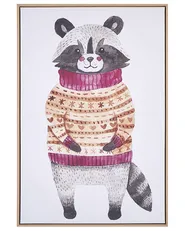 Tavla CAMPLI 63 x 99 cm Djurmotiv Grå_891216