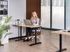 Manual Adjustable Standing Desk DESTINAS 120 cm 72 cm Black/ Light Brown