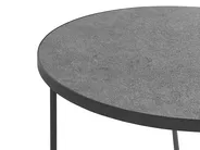Set of 3 Coffee Tables MELODY Grey Concrete Effect_822532