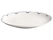 Set med 12 matserviser CHAROLI Porslin Vit/ Blå_1061703