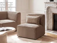 1-Seat Section LEMVIG Corduroy Dark Beige_1053150