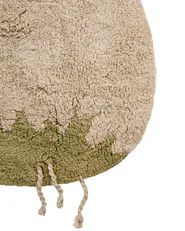Kids Rug TOADSTOOL Light Beige 100 x 100 cm Cotton_1107711