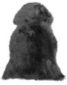 Sheepskin Rug ULURU Black 65 x 110 cm