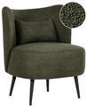 Armchair OTSBY Boucle Dark Green