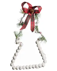 Set med 3 juldekorationer LED KYVESI 20/25/30 cm Julgran Vit_1027960