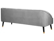 Sofa 3 Seater ALSVAG Velvet Light Grey_732249