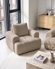Lenestol NARILLA Bouclé Beige_1161075