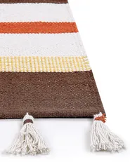 Rug HISARLI Brown 140 x 200 cm Cotton_837120