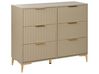 6 Drawer Chest WALCOTT Beige
