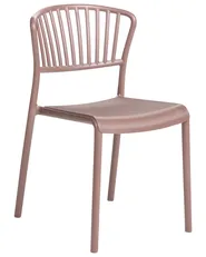 Set of 4 Garden Chairs GELA Brown_1029150