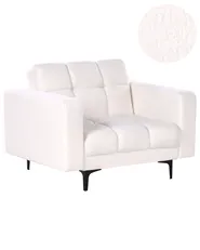 Armchair ALNES Boucle White_953573
