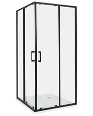 Shower Enclosure TELA 900 x 900 x 1850 mm Black_944657