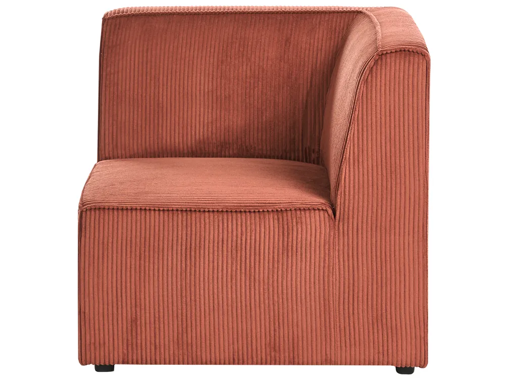 Corner Seat LEMVIG Corduroy Golden Brown Right Hand_1054740