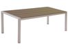Garden Dining Table VERNIO 180 cm 90 cm Metal Brown
