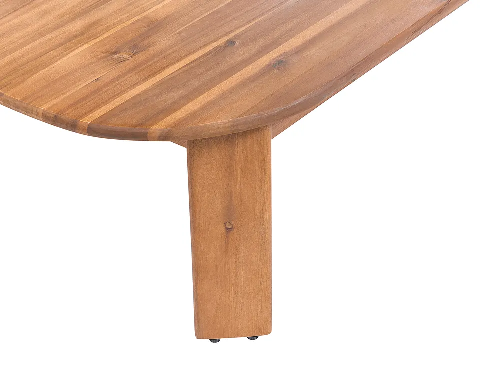 Garden Coffee Table TALSANO 120 cm 80 cm Acacia Wood Brown_1154684