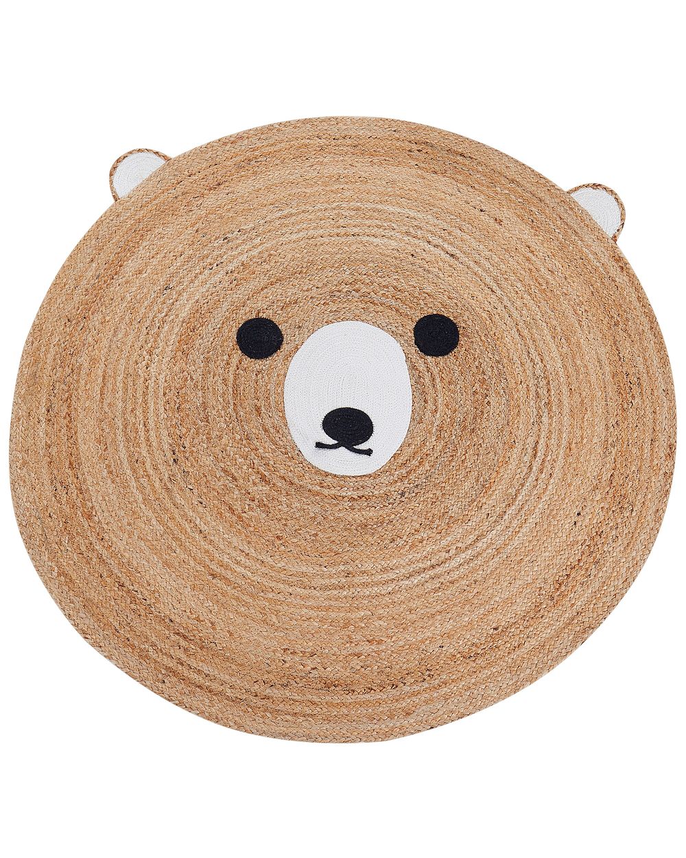 Kids Rug KOSALAR Beige ø 120 cm Jute