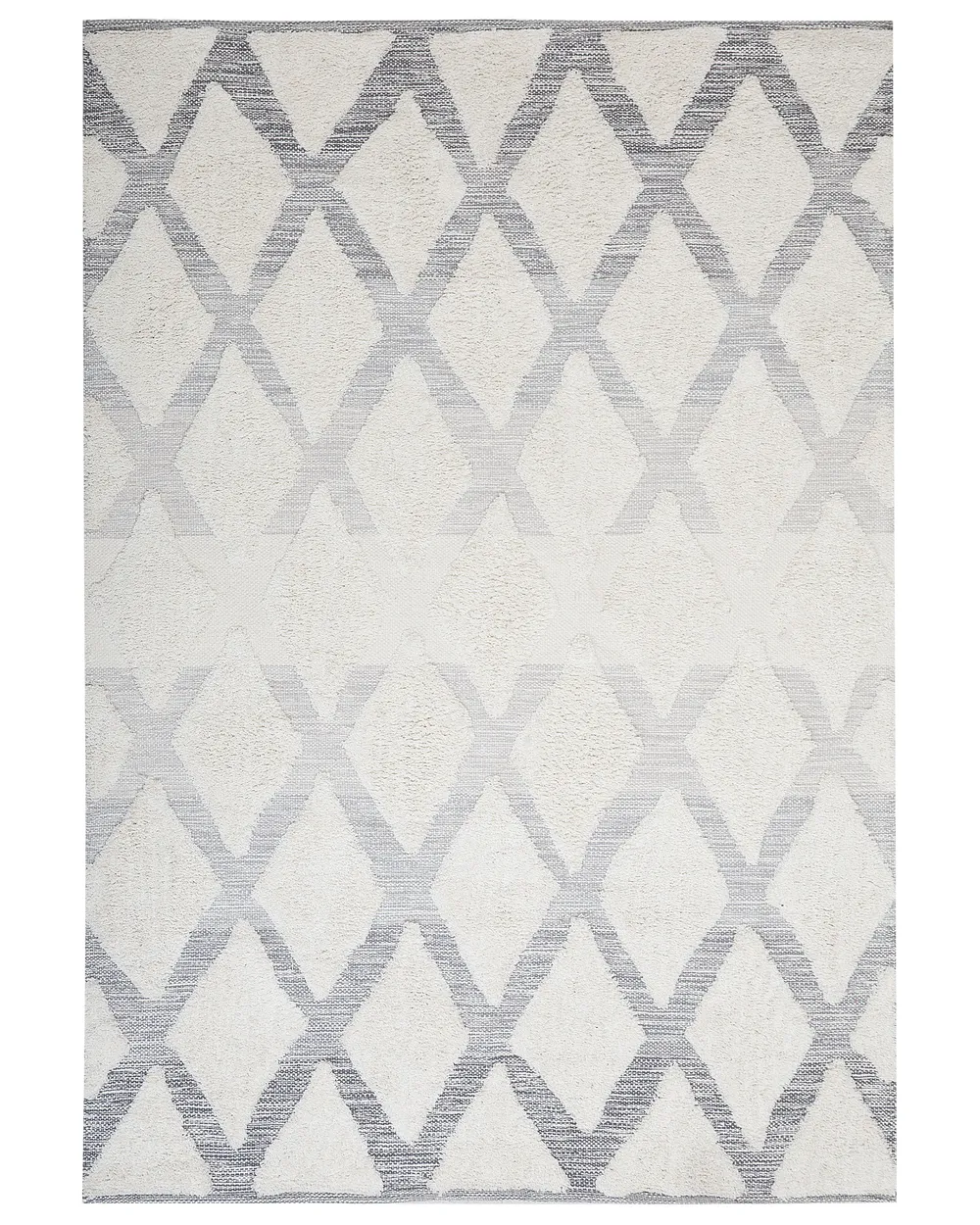 Matta PENDIK Ljusbeige 140 x 200 cm Bomull_857614