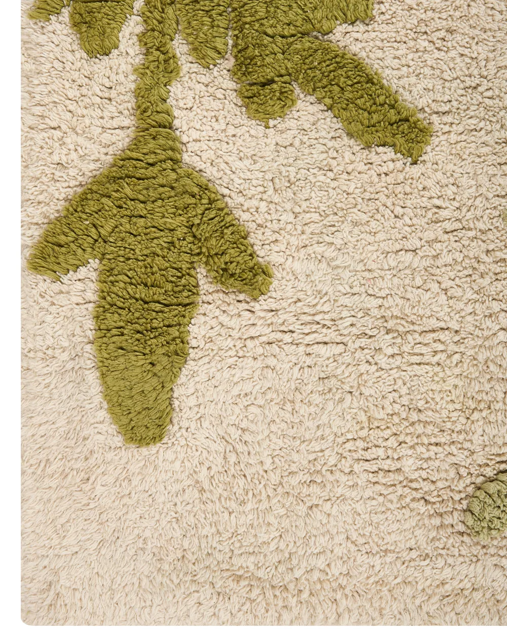Kids Rug DARMA Beige 140 x 200 cm Cotton_1108009