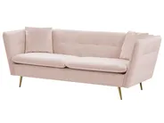 Soffa 3-sits FREDERICA Sammet Rosa_766876